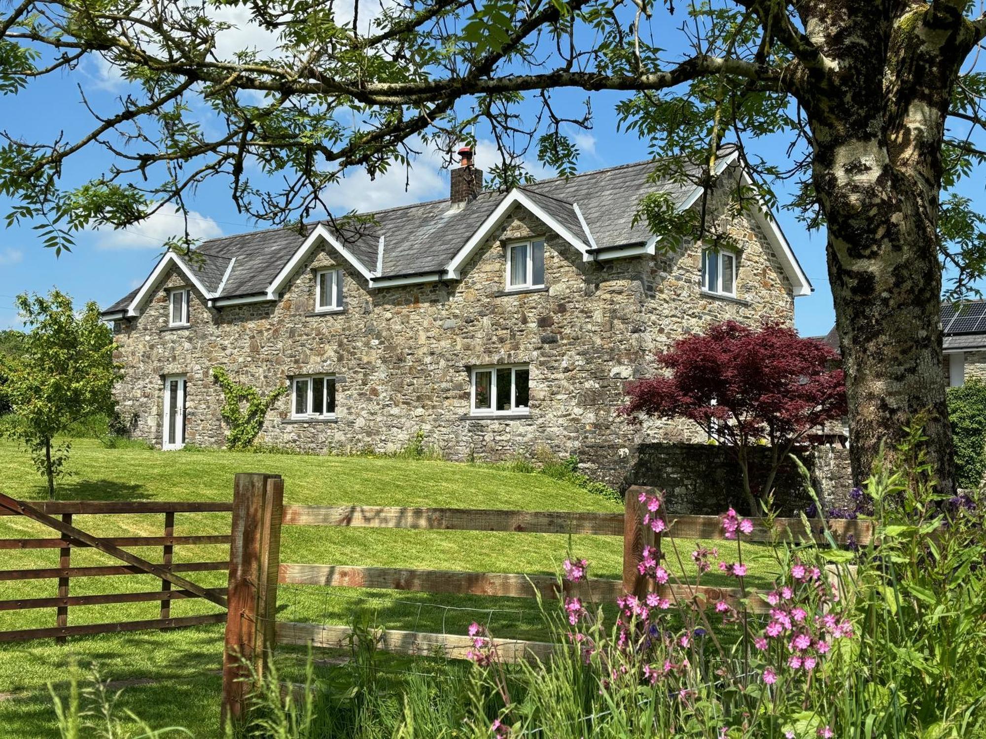 Maesyfelin Isaf B&B Llanybyther Exterior foto